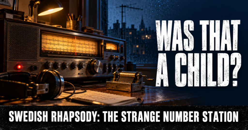 Swedish Rhapsody Numbers Station Was That Really a Child?