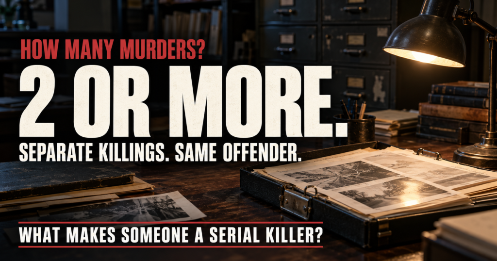 How Many Murders Make Someone a Serial Killer?